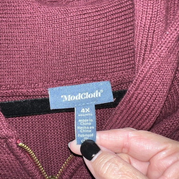 ModCloth Gingerbread Patterned Sweater - Picture 2 of 3